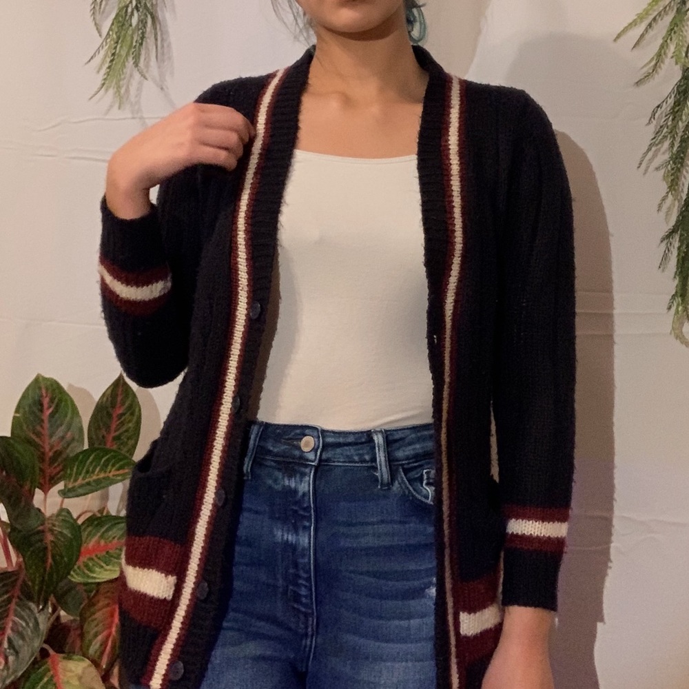 warm cardigan